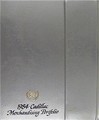 1984 Cadillac Merchandising Portfolio - Data Book and Color & Upholstery Album