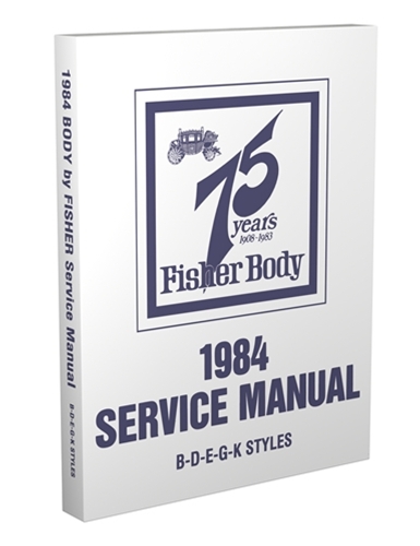 1984 Buick & Grand National Original Body Repair Manual 84
