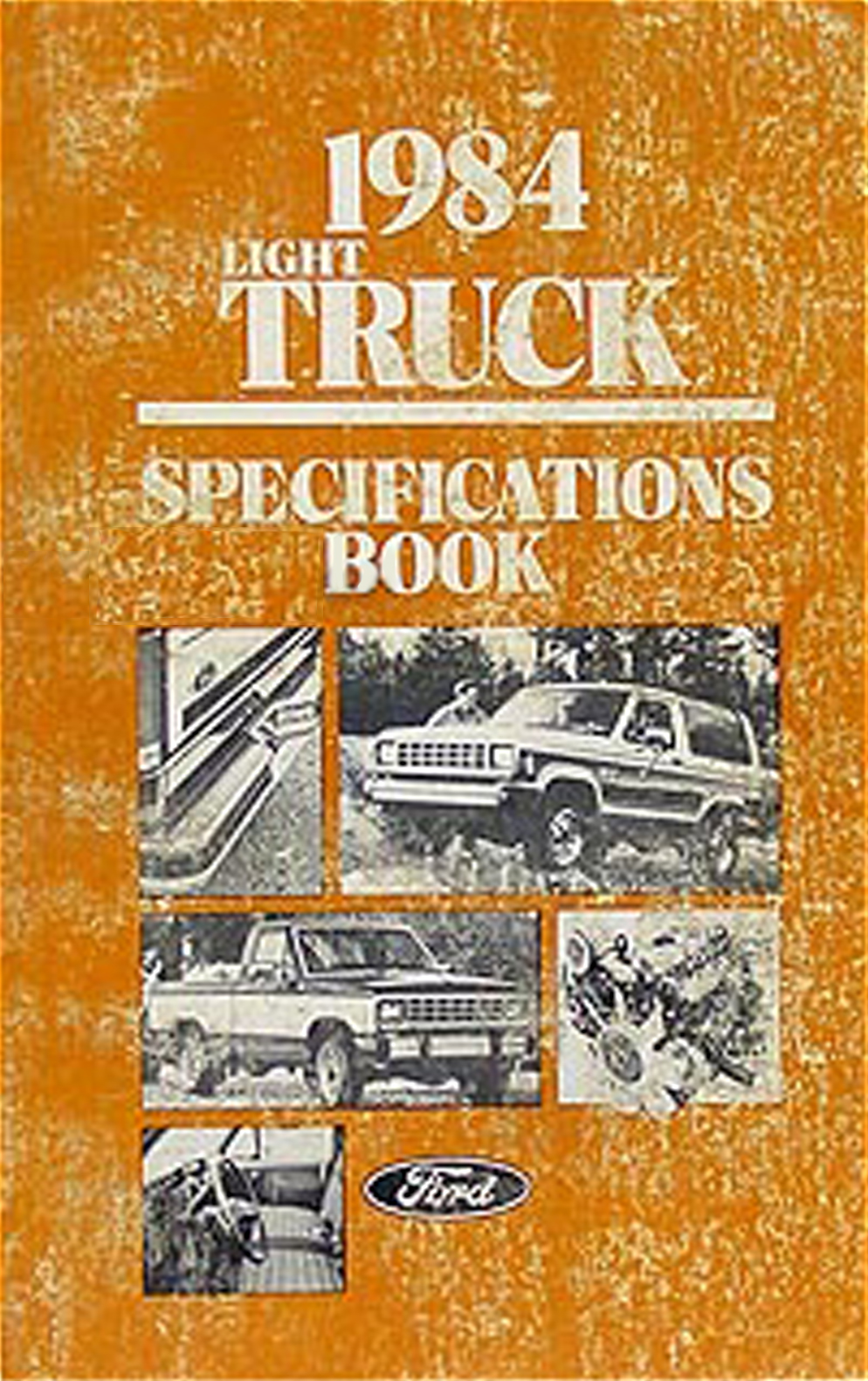 1984 Ford Pickup and Van Service Specifications Book Original