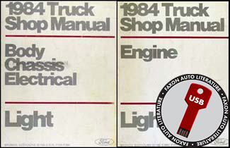 1979 Ford Truck CD Shop Manual 79 F100-350 Pickup Bronco and Van