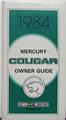 1984 Mercury Cougar Owner's Manual Original