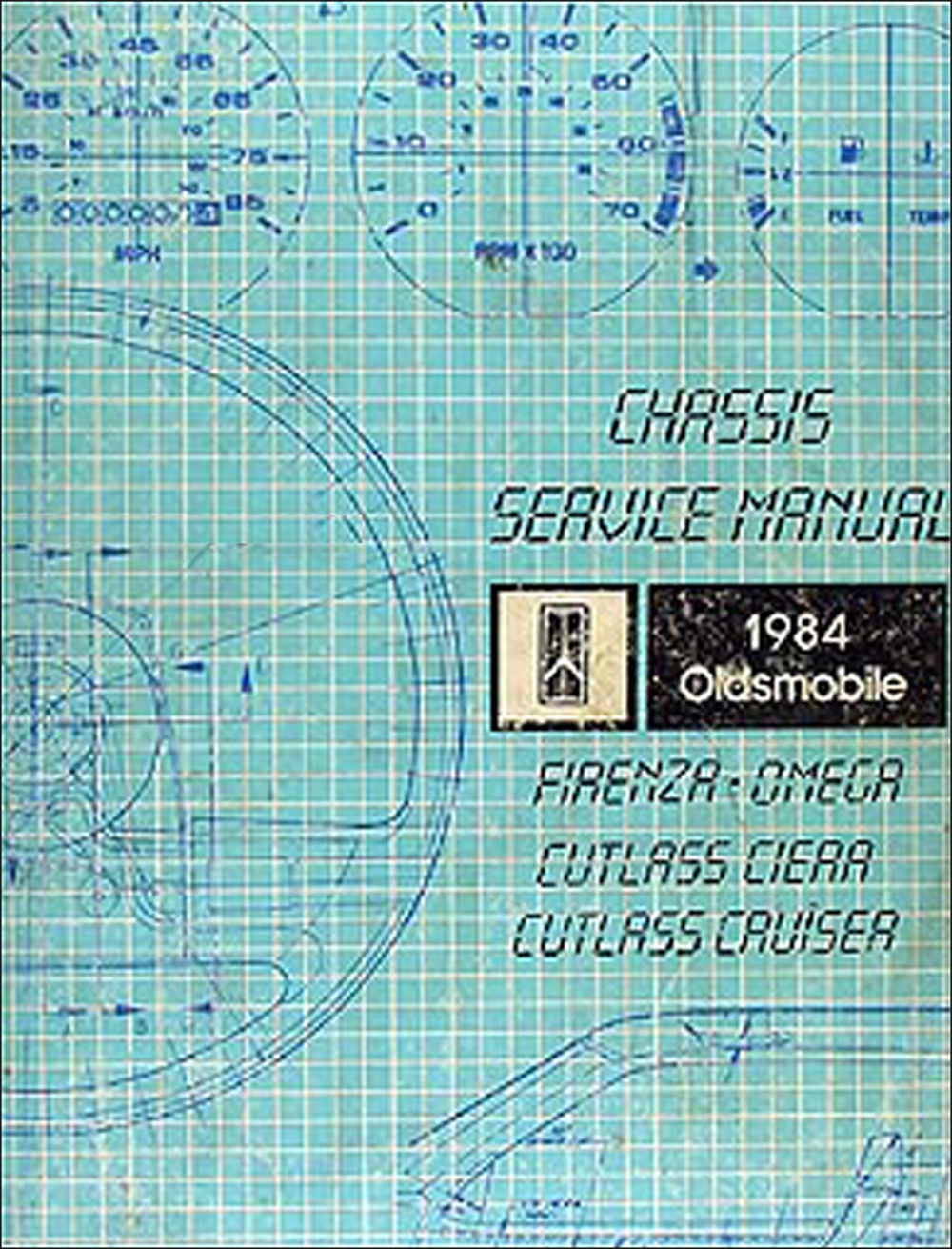 1984 Olds Firenza Omega Cutlass Cruiser Ciera Repair Shop Manual Original