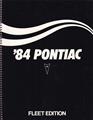 1984 Pontiac Fleet Buyer's Guide Dealer Album Original