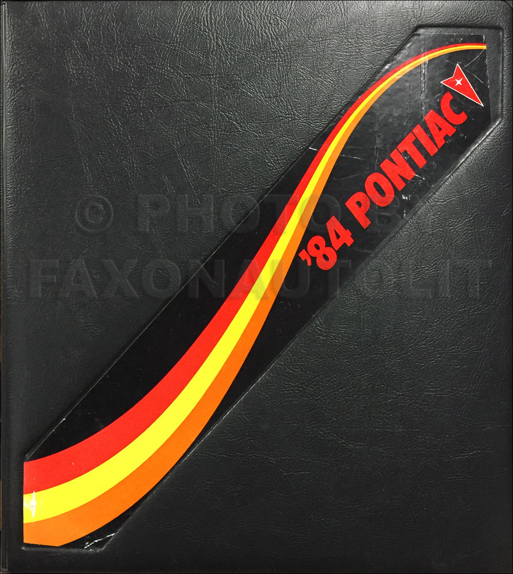 1984 Pontiac Color & Upholstery Dealer Album and Data Book Original