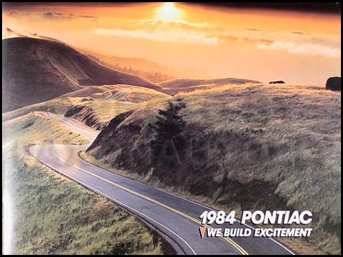 1984 Pontiac Sales Catalog Original--All models