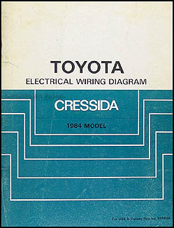 1984 Toyota Cressida Wiring Diagram Manual Original