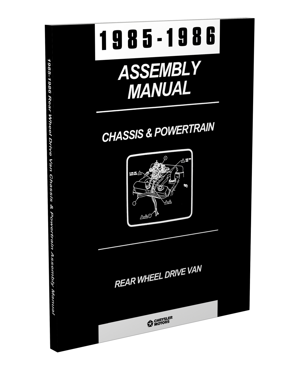 1985-1986 Dodge B Van Chassis & Powertrain Assembly Manual Reprint
