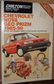 Chilton's Repair & Tune-Up Guide: Chevrolet Nova Geo Prizm 1985-1990