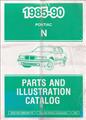 1985-1990 Pontiac Grand Am Parts Book Original