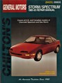Chilton's Total Car Care Repair Manual Geo Storm and Chevrolet Spectrum 1985-1993