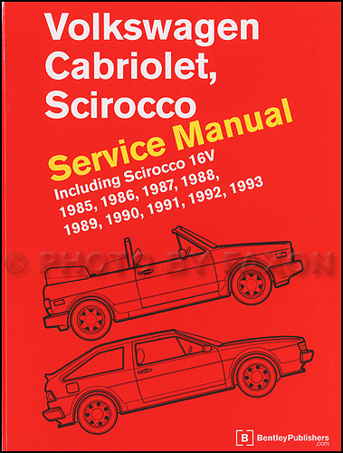 1980-1983 VW Rabbit, Scirocco, Jetta and Pickup Bentley Repair Manual 