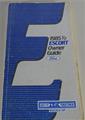 1985.5 Ford Escort Owner's Manual Original 1.9 liter engine