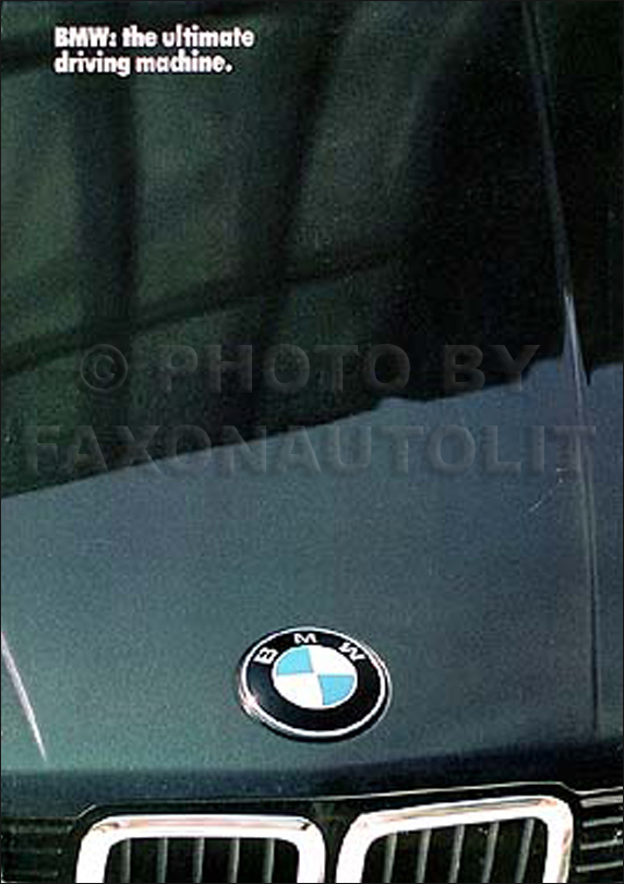 1985 BMW Original Sales Literature 85 318i/528e/533i/633CSi/733i