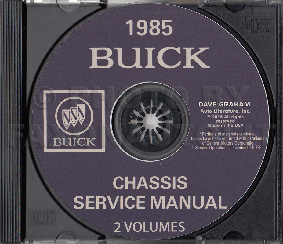 1981 Buick Shop Manual CD-ROM 