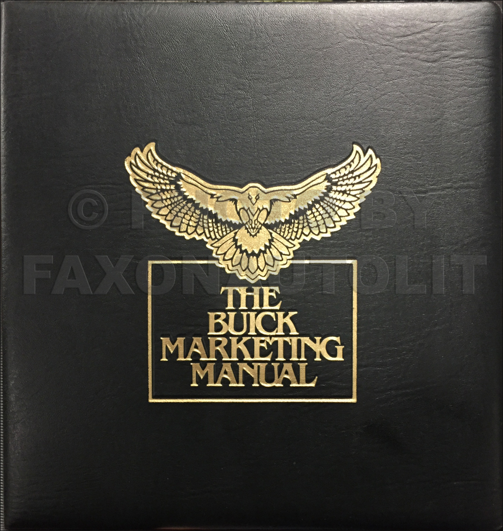 1985 Buick Color & Upholstery Dealer Album/Data Book Original