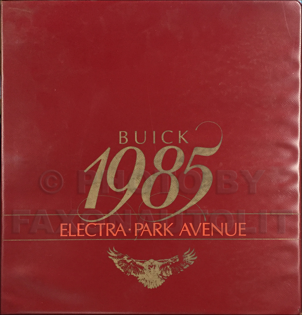 1985 Buick Electra and Park Avenue Announcement Album Original