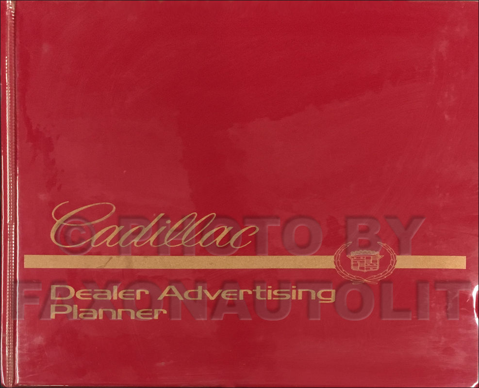 1985 Cadillac Dealer Advertising Planner Original