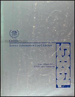 1985 Cadillac Deville & Fleetwood Shop Manual Original 
