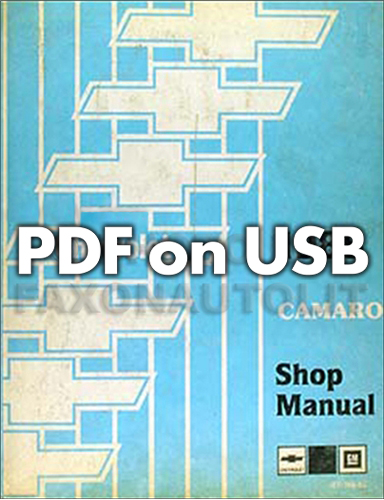 1984-1985 Chevrolet Camaro Repair Shop Manual USB