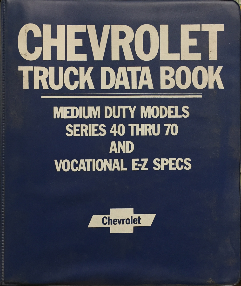 1985 Chevrolet Medium Duty Truck Data Book Original 