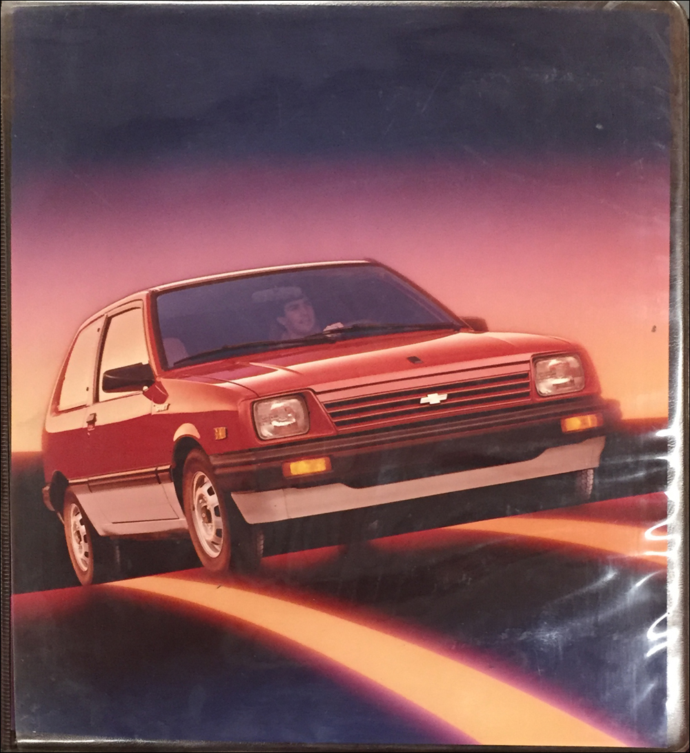 1985 Chevrolet Sprint Technical Press Kit Original
