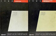 1985 Caravan and Voyager Repair Manual Original 2 Volume Set