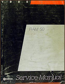 1985 Dodge Ram 50 Truck Shop Manual Original 