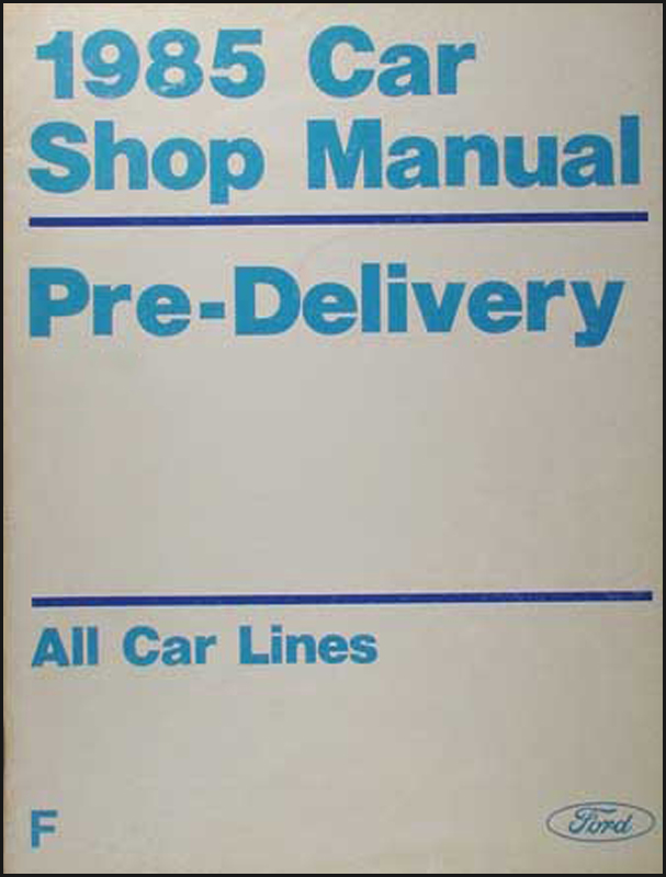 1985 Ford Truck Bronco Econoline Factory Shop Service Repair Manual – Bishko OEM Paper