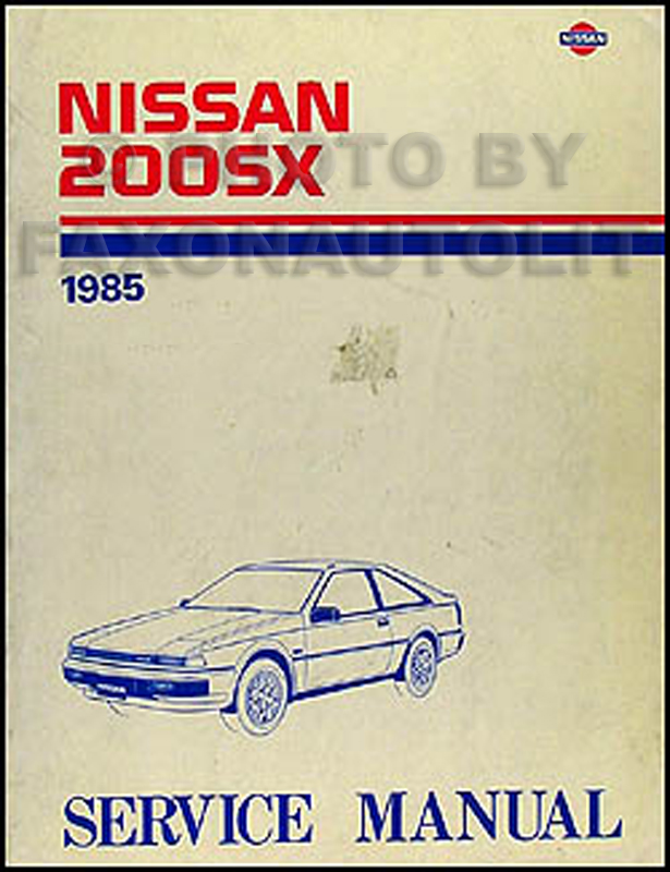 1985 Nissan 200SX Repair Manual Original
