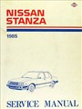 1985 Nissan Stanza Repair Manual Original 