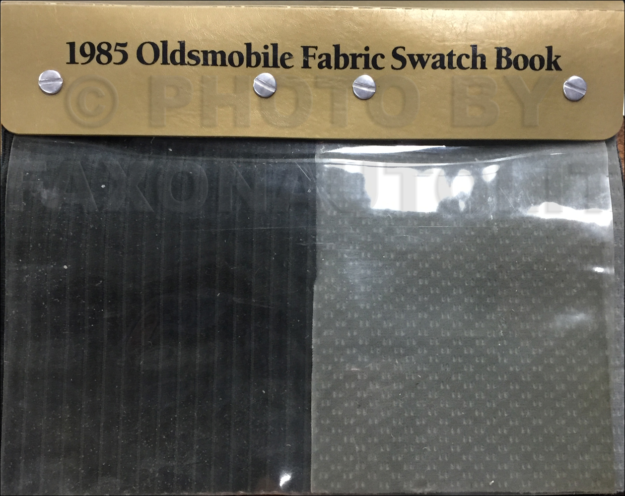 1985 Oldsmobile Interior Fabric Samples