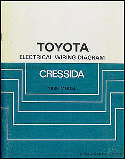 1985 Toyota Cressida Wiring Diagram Manual Original