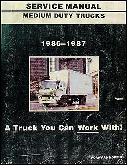 1986-1987 GMC W4-W7 Tilt Cab Trucks Repair Shop Manual Original