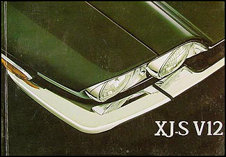 1986-1987 Jaguar XJS V12 Owner's Manual Original