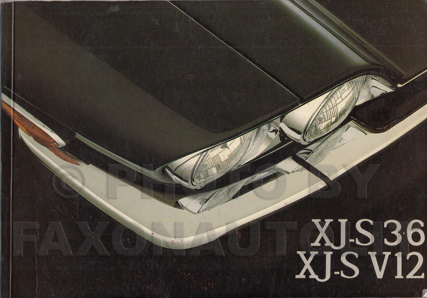 1986-1987 Jaguar XJS 6 & 12 Owner's Manual Original