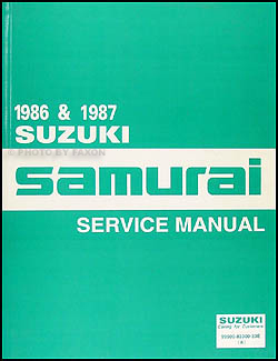 1986-1987 Suzuki Samurai Repair Manual Original 