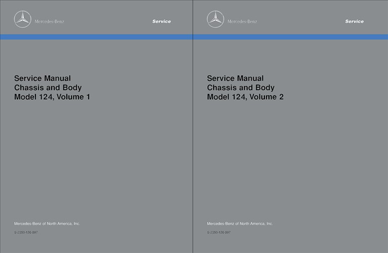 1981-91 Mercedes 126 A/C & Heater Reprint Repair Manual
