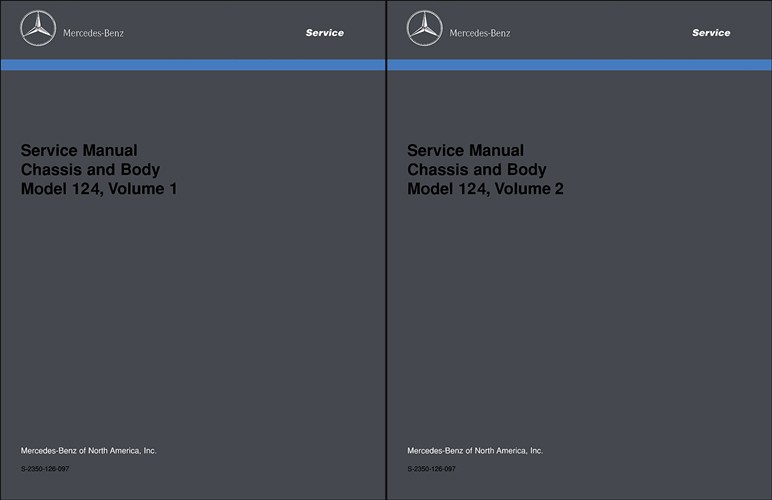 1981-91 Mercedes 126 A/C & Heater Reprint Repair Manual