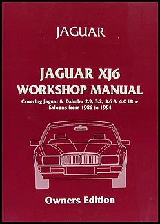 1986-1994 Jaguar XJ6 Do-It-Yourself Repair Manual