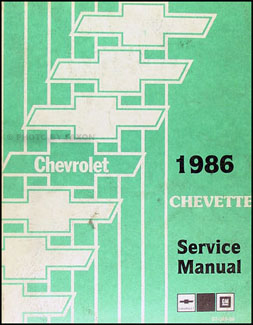 1986 Chevy Chevette Repair Manual Original 