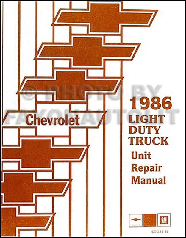 1986 Chevy GMC G Van Wiring Diagram Original Chevy S10 Wiring Diagram Faxon Auto Literature