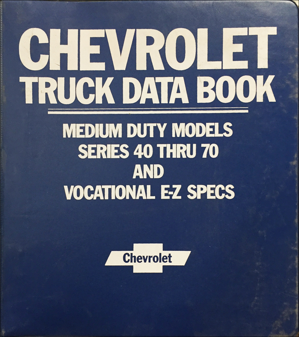 1986 Chevrolet Medium Duty Truck Data Book Original 