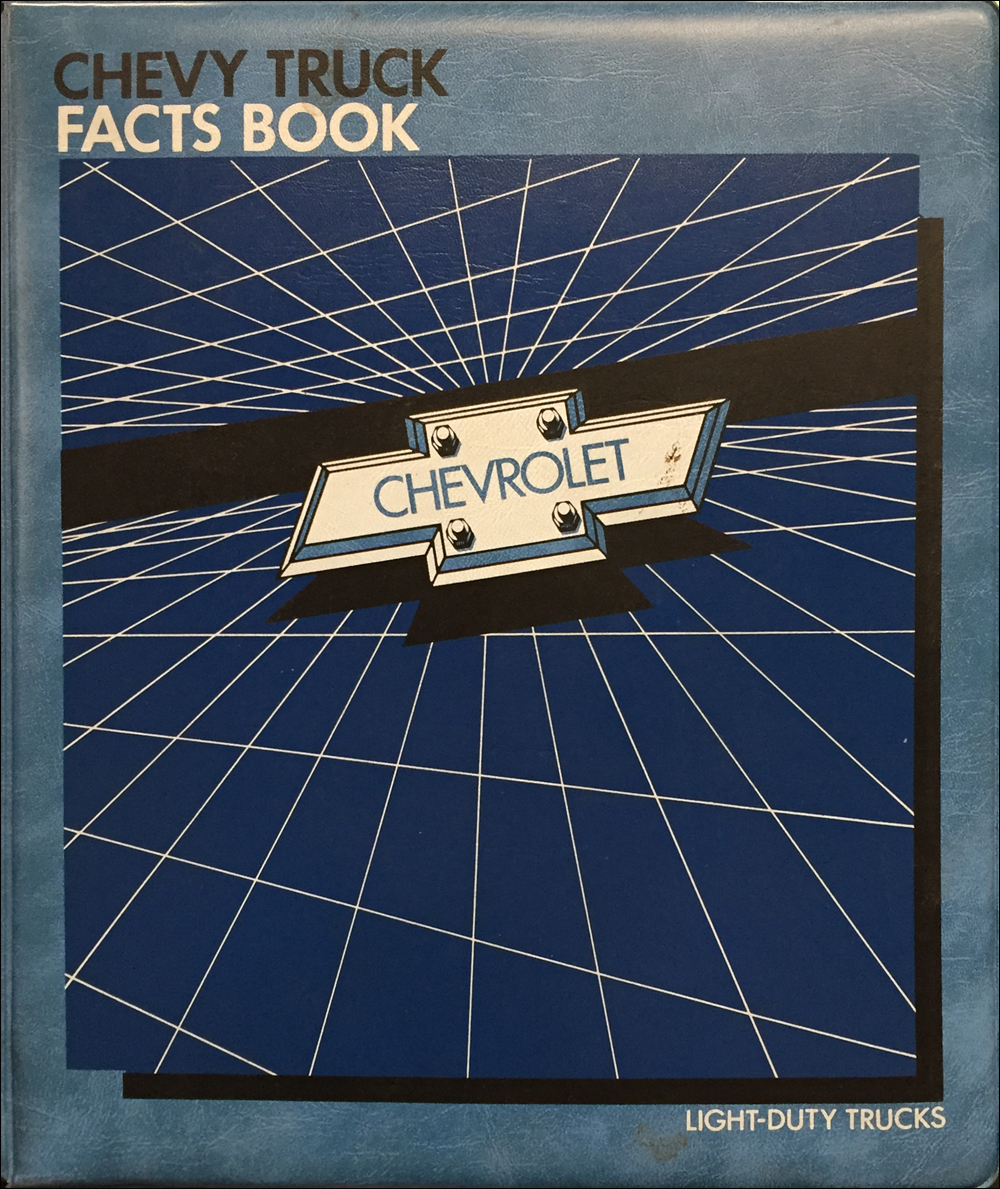1986 Chevrolet Light Truck Facts Book Color and Upholstery Dealer Album Original