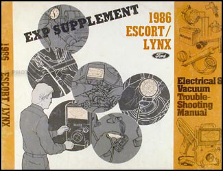 1986.5 Ford EXP Electrical & Vacuum Troubleshooting Manual Supplement