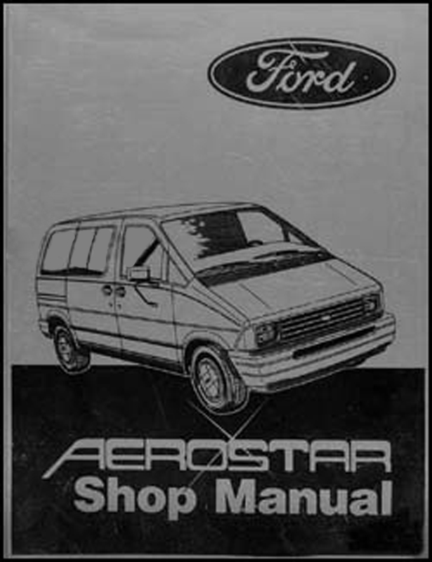 1986 Ford Aerostar Original Repair Manual 