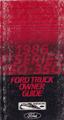 1986 Ford Pickup Truck Owner's Manual Original F150-F250-F350