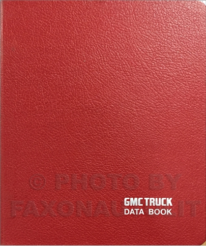 1986 GMC Light Duty Data Book Original