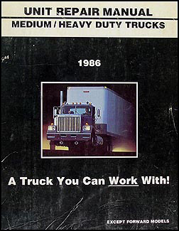 1986 GMC Medium & Heavy Truck Overhaul Manual Original