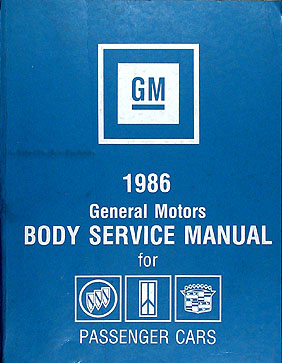 1986 Fisher Body Manual Original Buick Cadillac Oldsmobile