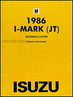1986 Isuzu I-Mark Electrical Troubleshooting Manual Original